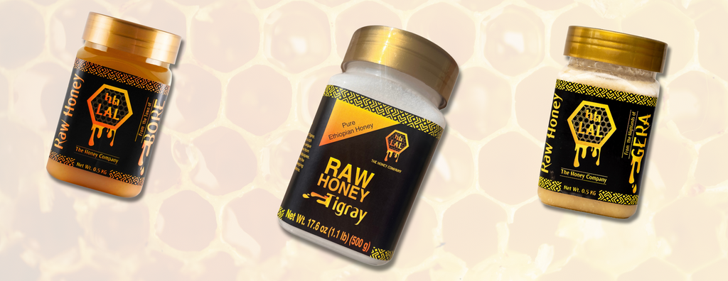 ethiopian raw white honey